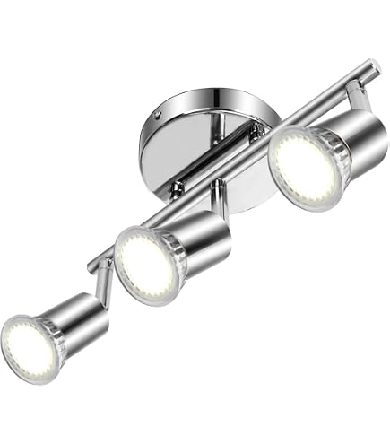 EGLO Lampada da soffto a LED a 3 livelli, dimmerabile, GU10
