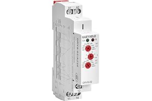 GAEYAELE Voltage Protection Relay AC220V Over-voltage and Under-voltage Protection(GRV8-02,AC220V)