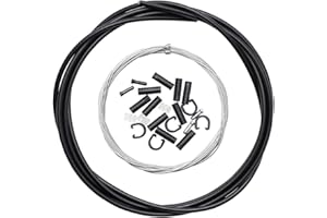 Dymoece Bike Shifter Cable，Bicycle Shift Cable housing Set Derailleur Cable Hose Kit for Shimano Sram Mountain MTB Road Bike