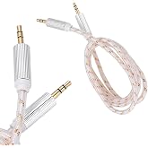 G&uuml;ncel&Ccedil;arşı 3.5mm Erkek-Erkek Stereo 1 Metre Kutulu Altın &Ouml;rg&uuml;l&uuml; AUX Kablo, Jack Ses Kablosu, Y&uuml;ksek kaliteli ses iletimi