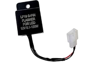 AUTO+ Auto Universal 2-poliges 12-V-Motorrad-LED-Blinkerrelais Lastunabhängiges Blinkerrelais Blinkerrelais Blinker