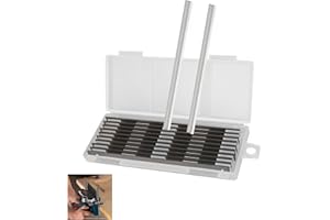 DWZAIN 12Pcs 82mm Reversible Electric Planer Blades, Precision Ground HSS, Professional DIY Woodworking