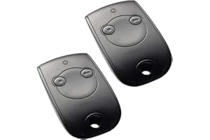 ZANPIERO 2 pour Telecommande Portail Compatible avec 1841026, 433,42mhz Télécommande NS 2 Canaux Bip Portail Porte De Garage, 2 Moteurs…