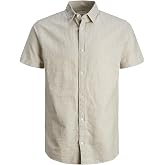 JACK &amp; JONES JJELINEN BLEND SHIRT SS SN JNR G&ouml;mlek Erkek &ccedil;ocuk