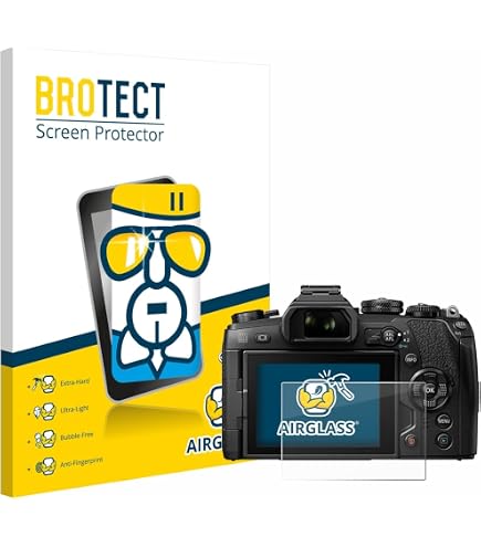 6 Pellicole Protettive Savvies Per Olympus OM-D E-M5 – Trasparenti, Antigraffio, Senza Bolle, Materiale SU75