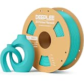 DEEPLEE Basic PLA Filament 1.8mm, Spool 1kg, Turquoise Green | Accuracy &plusmn;0.2mm, accurate winding, low clogging, easy to print