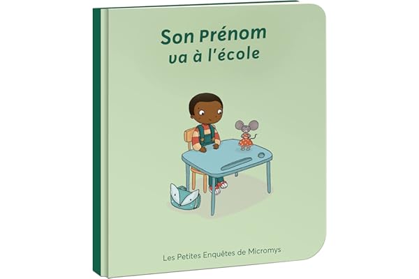 LES ENFANTS ROY - Livre Enfant - Livre Personnalisé avec Prénom - Idée Cadeau– Va à l’école – de 2 à 4 ans – 22 Pages