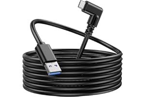 kiuet USB C Link Cable 5M, Compatible with Quest 2 Accessories, USB3.0A to USB C Oculus Link Cable 5GBps Data TransmissionUsed for Oculus Quest1/2 and PC Games.
