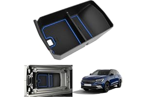 ‎GAFAT GAFAT Kompatibel mit Renault Austral/Espace VI/Rafale 2023 2024 2025 Mittelkonsole Aufbewahrungsbox, Austral E-Tech Hybrid 2024 Armlehne Organizer Tray Handschuhfach, Austral Zubehör (Blau)