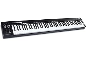 M-AUDIO Keystation 88 MK3 – Tastiera controller MIDI a 88 tasti semipesati per il controllo completo di synth virtuali e parametri DAW