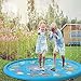 Produktbild Sixcup®60 Zoll Splash Pad, Sprinkler Play Matte, Sommer Garten Wasserspielzeug Kinder Baby Pool Pad Spritzen für Outdoor Familie Aktivitäten/Party/Strand/Garten (A)