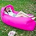 Produktbild Fenghezhanouzhou Aufblasbares Gewebe-Kompressions-Airbag-Sofa des Lounger-210D mit Strand-Sonnenschutz für Strand/Reisen/Gastfreundschaft/Fischen Größe: 240cm x 70cm x 50cm (Farbe : Magenta)