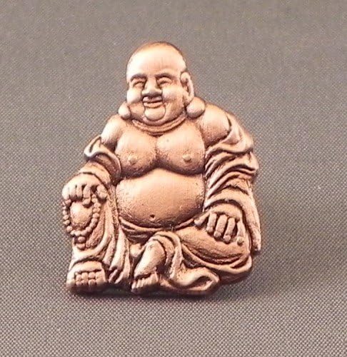 Mainly MetalMetal Enamel Pin Badge Gautama Buddha (Copper finish)