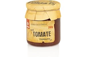 QUINTA DE JUGAIS Mermelada de Tomates - Frasco de 280g - Tomates Recolectados a Mano - Ideal para Postres y Desayunos - Sin Colorantes ni Conservantes - Producto Gourmet de Origen Portugués