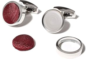 BRERA 67 - Gemelli Camicia Uomo Intercambiabili, Gemelli Uomo in seta, Gemelli da Polso Eleganti, Accessori Gioiello Made in Italy, Regalo Uomo