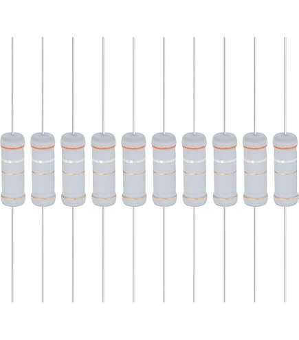 RFE International 30pcs 1/2W 1% 1K Ohm Metal Film Resistors – Through Hole, Cut Tape, Made In USA