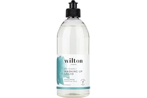 Wilton London Eco-Friendly Washing-Up Liquid - Plant-based and Biodegradable - Packed with Essential Oils - Made in UK - Fresh and Longlasting Eucalyptus Scent - 500ml