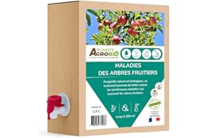 PLANETE AGROBIO Traitement bio maladies des arbres fruitiers (1,5 Litre)