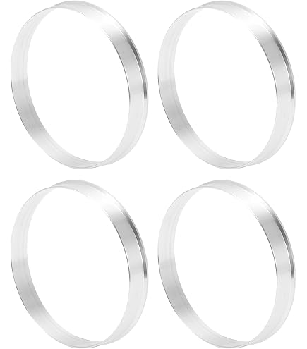 X AUTOHAUX Centreerringen – 4 Stuks Kunststof, 71,5 Mm Naar 66,1 Mm, 10 Mm Dik – Tegen Trillingen, Voor Wielen En Naaf, Zwart