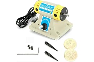 SHZICMY Lucidatrice, smerigliatrice elettrica, lucidatrice, multifunzione, macinino per panchina, 320 W, 800-10000 rpm