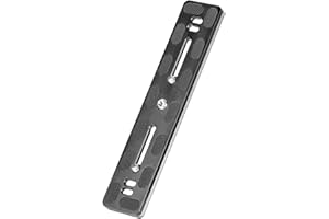 Koolehaoda - Piastra universale a sgancio rapido, 200 mm, con vite da 1/4 e adattatore a vite da 1/4 - 3/8" per fotocamera, testa a sfera per treppiede, compatibile con morsetto QR Arca Swiss