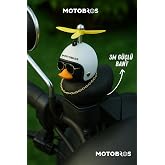 Motobros Motosiklet Bisiklet Aksesuar Pervaneli Civciv S&uuml;s&uuml;, Gidon Bağlantılı, Siyah
