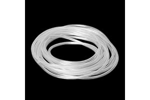 iMeistek Tuyau en plastique transparent de 5 mm x 7 mm de diamètre extérieur - 10 m de long - Tuyau flexible en vinyle PVC de qualité alimentaire pour transfert d'huile, d'eau et d'air