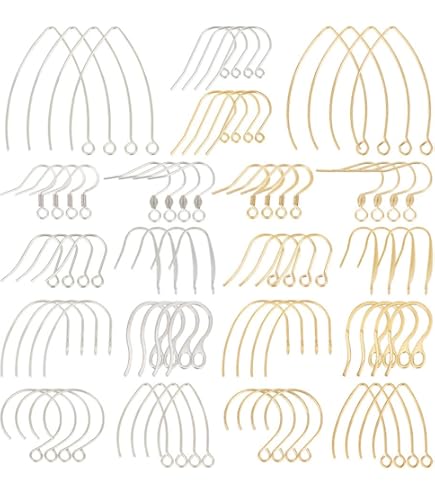 Choisissez 10 Crochets De Boucles D'oreilles Marquise En Argent Sterling 925 En Forme De V, 40 Mm De Long, Fil D'oreille En Argent/or/or Blanc Pour Boucles D'oreilles DIY Fabrication De Bijoux