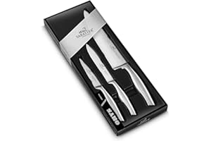 sabatier international Coffret de 3 Couteaux de Cuisine Office + Universel + Chef Orys