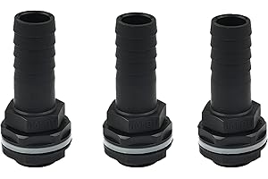 Oniissy Water Butt/tank 1in Overflow Connector With Nut & Washer Fits 1in Overflow Pipe