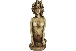KOCRIS CASA Piramide Faraone Acquario Decorazioni Serbatoio di Pesci Statue Figura Scultura Antico Egitto Rettile Tartaruga Lucertola Serbatoi di Ragno Terrario Decorazione Egiziano Ornamento Pet (RV-Medusa)
