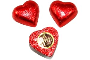 Cioccolatini Cuori Rossi Gianduia La Suissa Kg 1 - Praline di Cioccolato al Latte Ripieni di Morbida Crema Gianduia - Senza Glutine