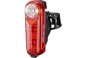 CatEye Sync Kinetic 40/50 Lumen Rechargable Lampe arrière Mixte, Noir, Taille Unique