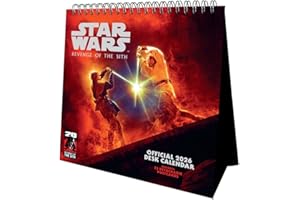 2026 CALENDAR STAR WARS CLASSIC POSTCARD MONTH TO VIEW DESK EASEL OFFICIAL PRODUCT