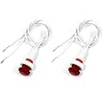 sourcing map AC 220V Industrial Signal Lamp for Water Heater 2 Pcs Red Light