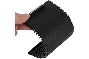 EQULUP Couvercle De Store Enrouleur De Console Centrale, Couvercle Coulissant Pour Porte-gobelet, Volets Coulissants De Console Centrale, Garniture Intérieure Automobile Pour Classe C EClass S204 W204 A207