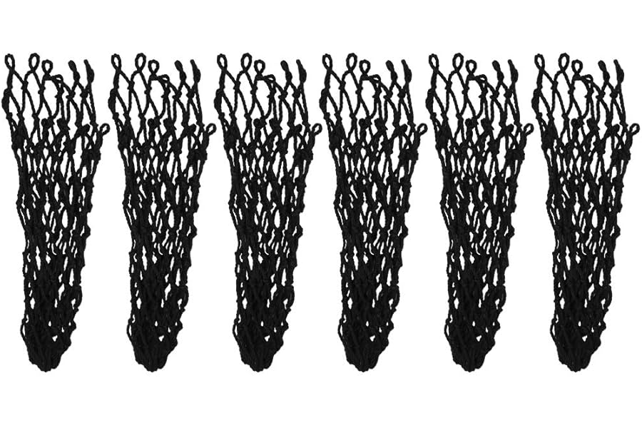 Snooker Table Pocket Nets, 6PCS Billiards Nets Pool Table Pocket Net, Replacement Snooker Table Cotton Heavy Bags Pool Table Accessories (Black)