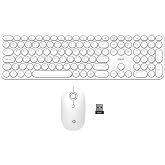 Daxi MK250 Elegance Combo Sessiz 2.4GHz Kablosuz T&uuml;rk&ccedil;e Q Klavye Mouse Seti (Beyaz)