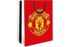MANCHESTER UNITED FC GIFT BAG FOOTBALL THEME SMALL SIZE BIRTHDAY GIFT BAG