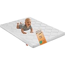 Sleepling loopstallen-matras, babymatras voor loopstal, Made in EU, Ökotex 100, hoes wasbaar op 60 graden, 100 x 100 x 5 cm, wit