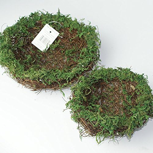Imaly Decor Natural Twig Birds Nests Moss,Rattan and Twig Bird's Nest for Arts and Crafts