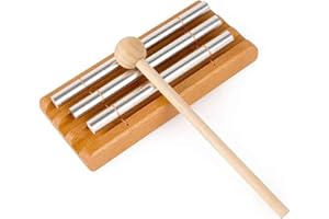 BANJIABB Energy Chime,Klangstab,Glockenspiel,Klangstab Lehrer,Klangstäbe,3-Ton Schlaginstrument Mit Mallet,Für Yoga Meditation Klangheilung,Percussion Instrument Für Lehrer Klassenzimmer Management Tool
