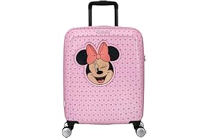 American Tourister Funlight Disney - Spinner S, bagaż podręczny, 55 cm, 36 l, wielokolorowy (Minnie Lenticular Pink), Wielokolorowy (Minnie Lenticular Pink), S, bagaż podręczny disney