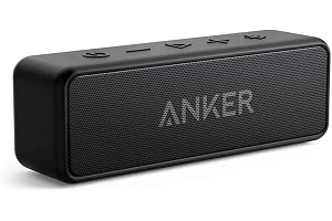 Anker Soundcore 2 Bärbar Bluetooth Högtalare med IPX7 Vattentät, 24-Timmars Speltid, Trådlös Stereo-Parkoppling, 12W Stereoljud, Bluetooth 5, Bassup, Elektronik för Hem, Dusch, Utomhus, Resa
