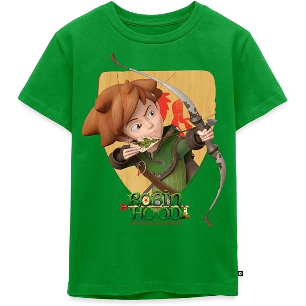 Spreadshirt Robin Hood Kinder T-Shirt – 100 % Baumwolle, Unisex, Für Kinder Ca. 3–8 Jahre
