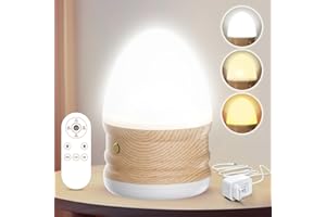 WHOLEDE Tageslichtlampe 13000 Lux lichttherapielampe ohne UV & Flimmer, 3 Farbtemperaturen dimmbar mit Timer & Fernbedienung,Tageslichtlampe schreibtisch für Stimmung, Energie & Konzentration, Zuhause & Büro