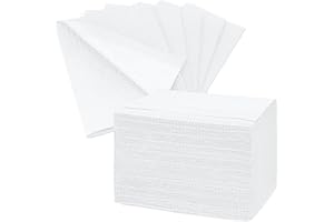 AOVNA 30 Pieces Disposable Dental Bids Waterproof Scarf Towel Patient Bibs