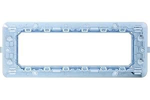 ZOREI Soporte Compatible Bticino Matix, Soporte Para Caja 502 503 504 506 (1, 6 Módulos Plazas)