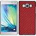 Produktbild PhoneNatic Case für Samsung Galaxy A5 (A500) Hülle rot Carbonoptik Hard-case für Galaxy A5 (A500) + 2 Schutzfolien
