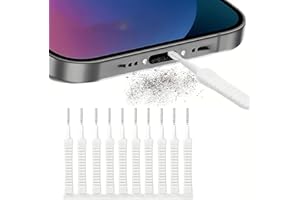 OUDQFCJ USB C Handy Reinigungsset 10 teiliges Telefon Port Reinigungsbürsten Set Metall Anti Staub Stecker Telefon Lautsprecher Reinigungsbürsten Telefonhörer Reinigungsbürste